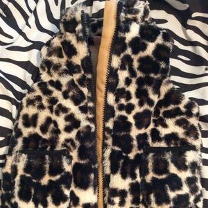 Leopard vest
